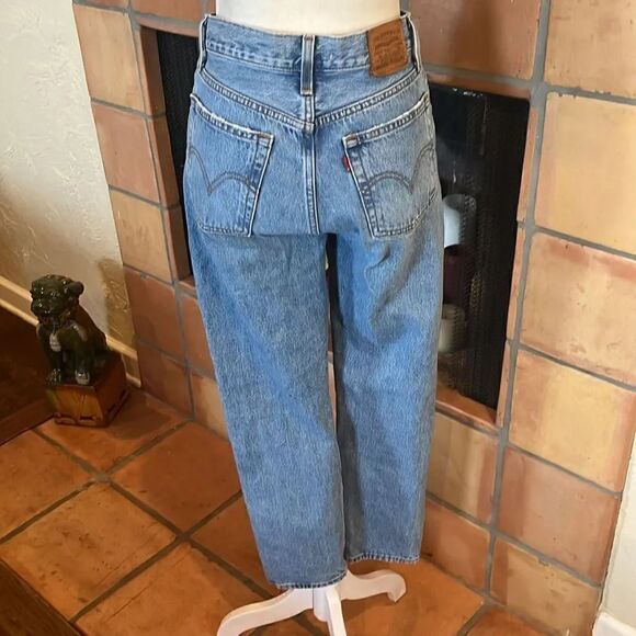 Levi's Rare Blank Tag WEDGIE STRAIGHT FIT WOMEN'S JEANS, 25! - Picture 5 of 10
